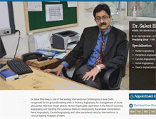 Tablet Screenshot of drsaketbhardwaj.com